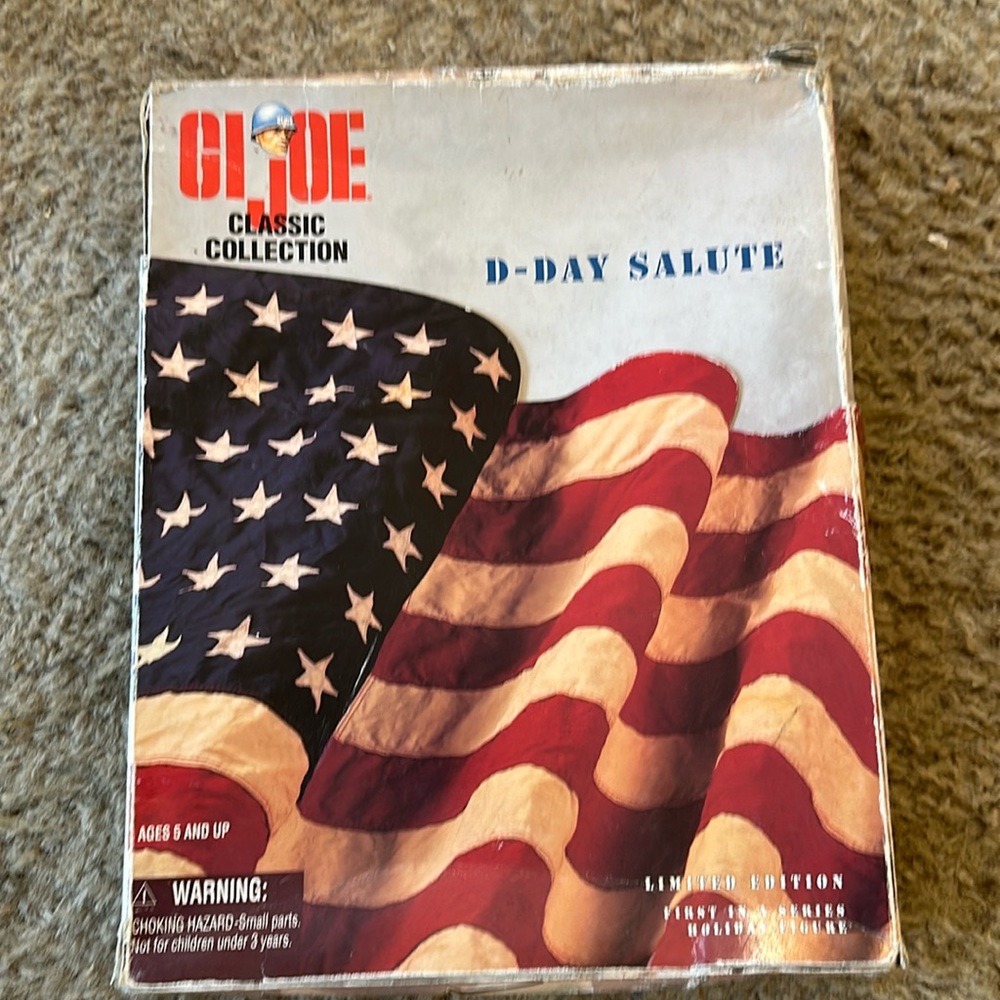 GI Joe classic collection D-Day Salute Limited Edition First in series.